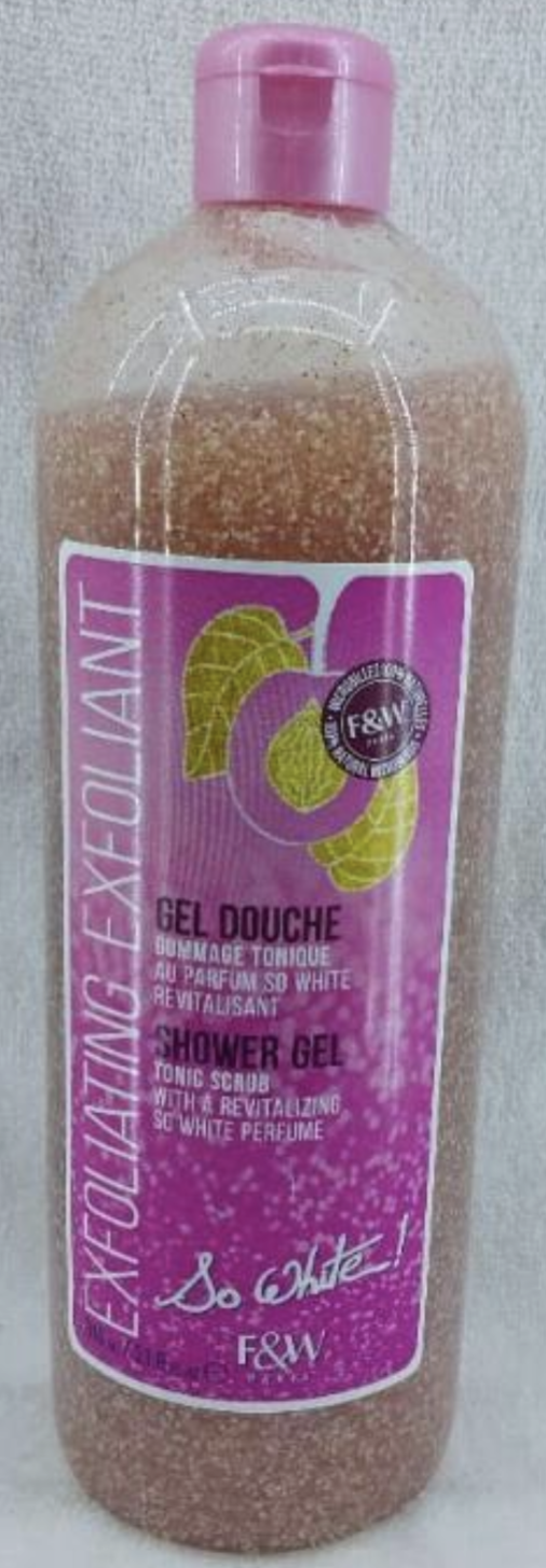 So White F&W Exfoliating Exfoliant Shower Gel