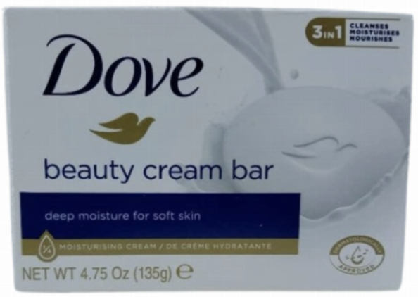 Dove beauty cream bar soap 135gr