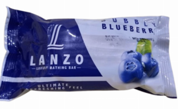 LANZO BUBBLY BLUEBERRY Luxury Bathing Bar 200g