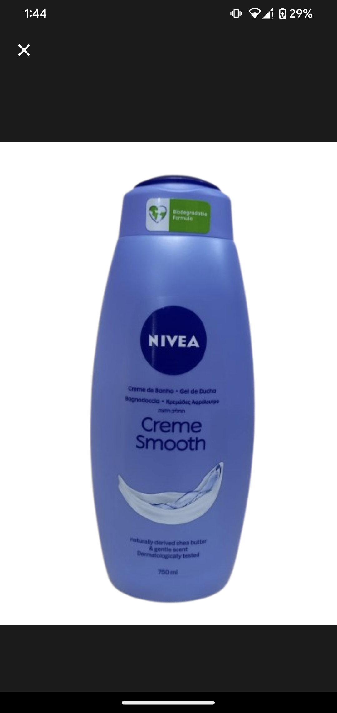 NIVEA Creme Smooth 750ml