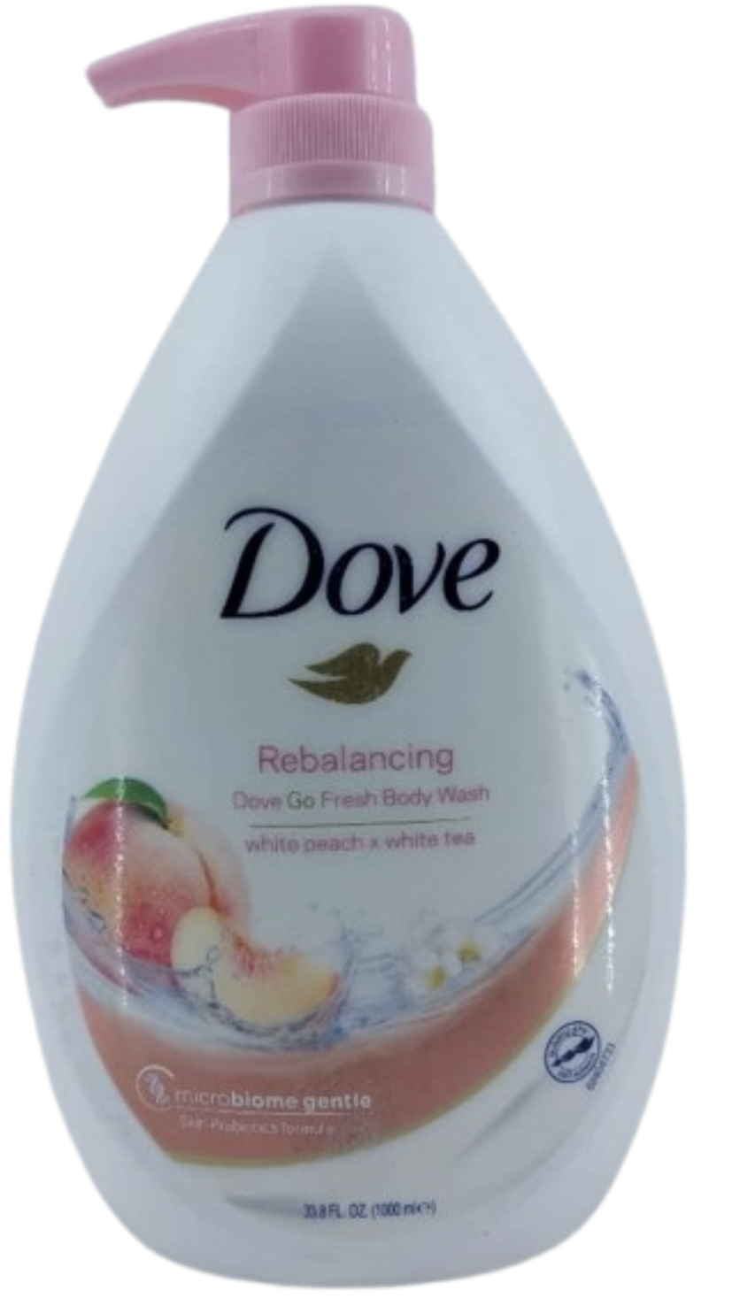 Dove Rebalancing (White Peach & White Tea) Go Fresh Body Wash 1000ml