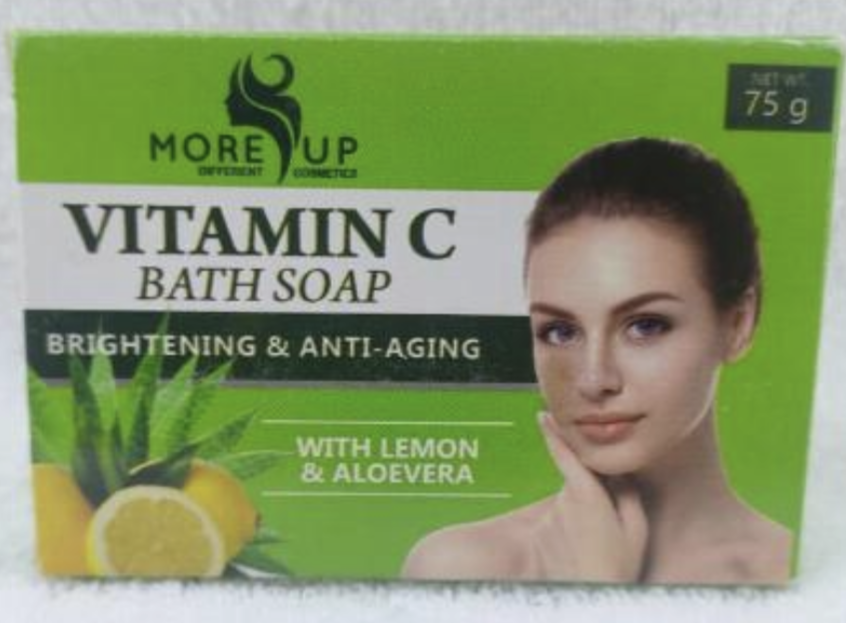 More up Vitamin C Bath Soap Brightening & Anti-Aging with Lemon & Aloevera 75gr