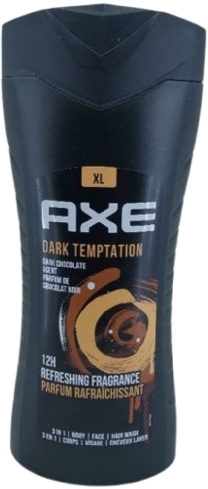 AXE Dark Temptation 3in1 Refreshing Fragrance Body, Face & Hair Wash