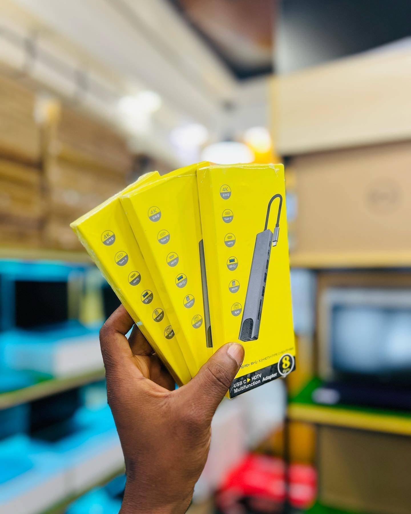 Multifunction Adpter
•8 In 1
•2 USB
•HDMI
•TYPE C
•SD
•TF
•RJ45
@BIOS GETS TECHNOLOGY