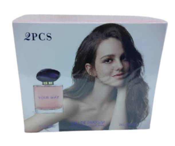 YOUR WAY 2pcs Eau de Parfum Vaporisateur Natural Spray 2*50ml