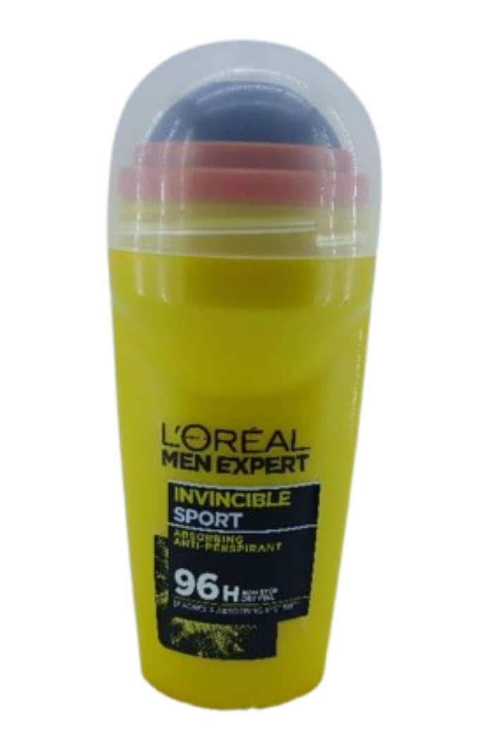 L'OREAL MEN EXPERT Invincible Sport 96H Absorbing Anti-Perspirant 50ml