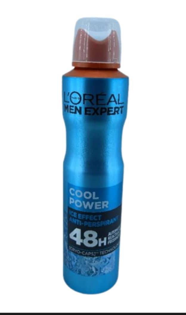 L'OREAL MEN EXPERT Cool Power 48H lce Effect Anti-Perspirant 25Oml