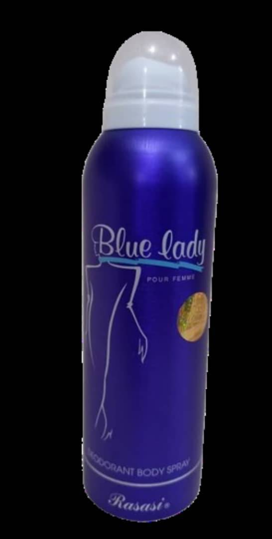 Blue Lady DEODORANT BODY SPRAY Rasasi 200ml