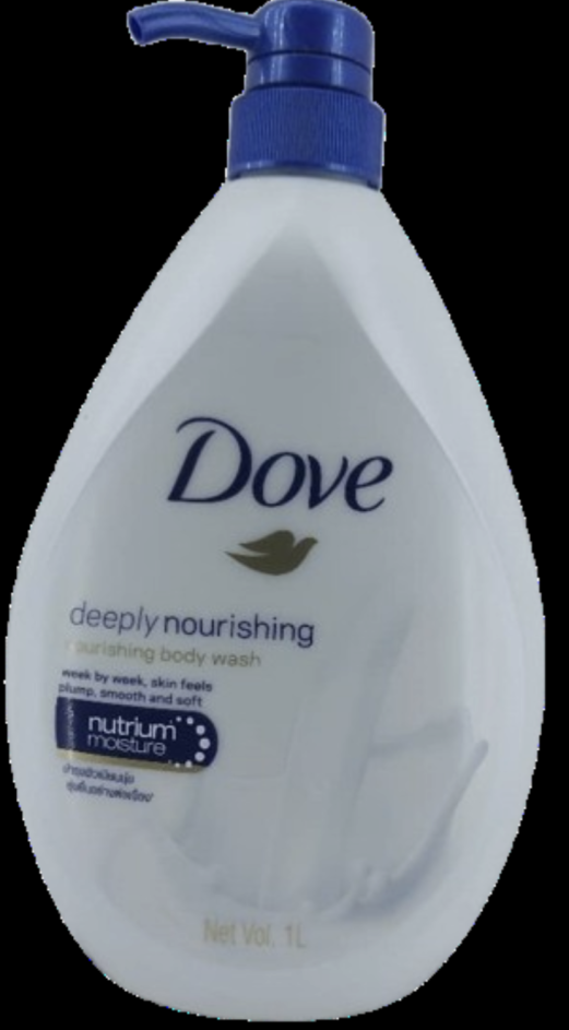 Dove Deeply Nourishing with 1/4 moisturizing Cream 1000ml