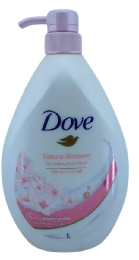 Dove Rose Soothing Refreshing Body Wash 1L