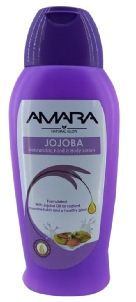 AMARA natural glow JOJOBA Moisturizing Hand & Body Lotion 400ml