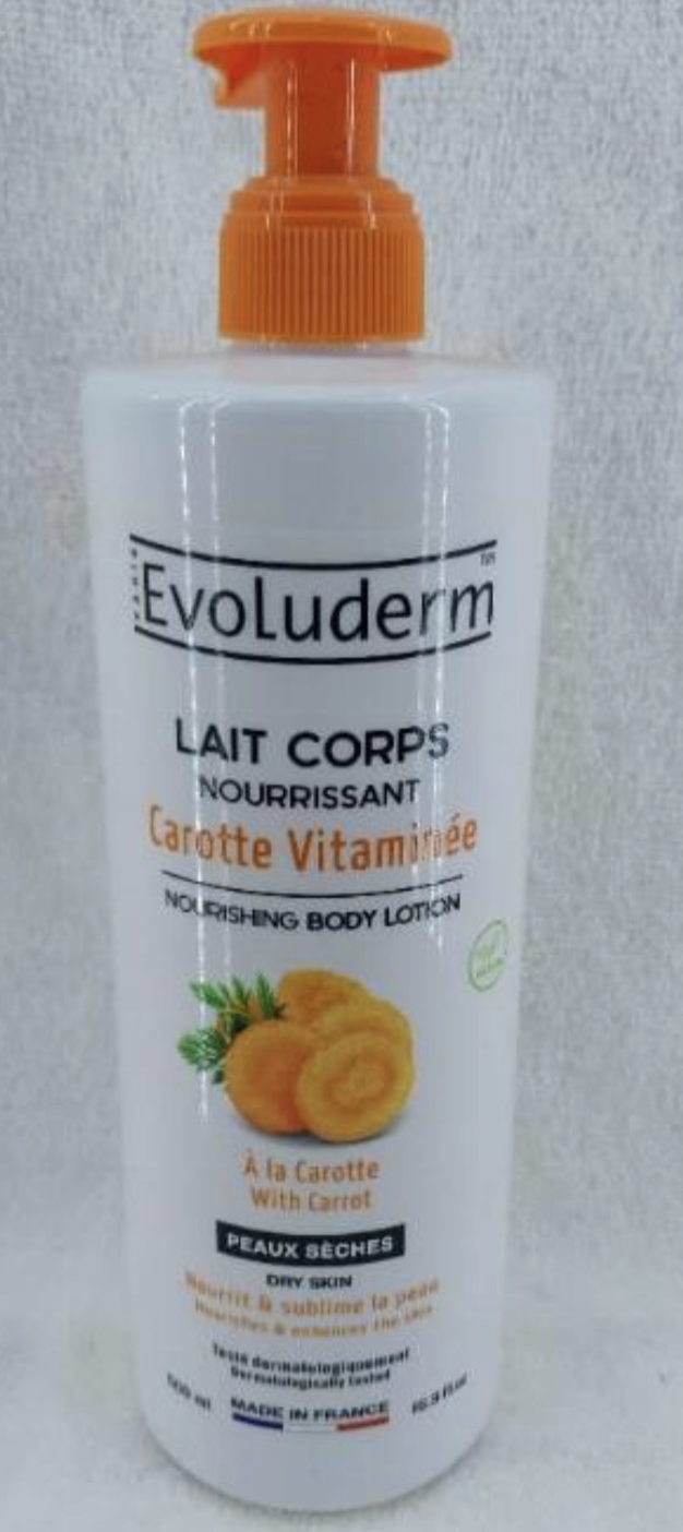 Evoluderm Nourishing Body Lotion with Carrot 500ml