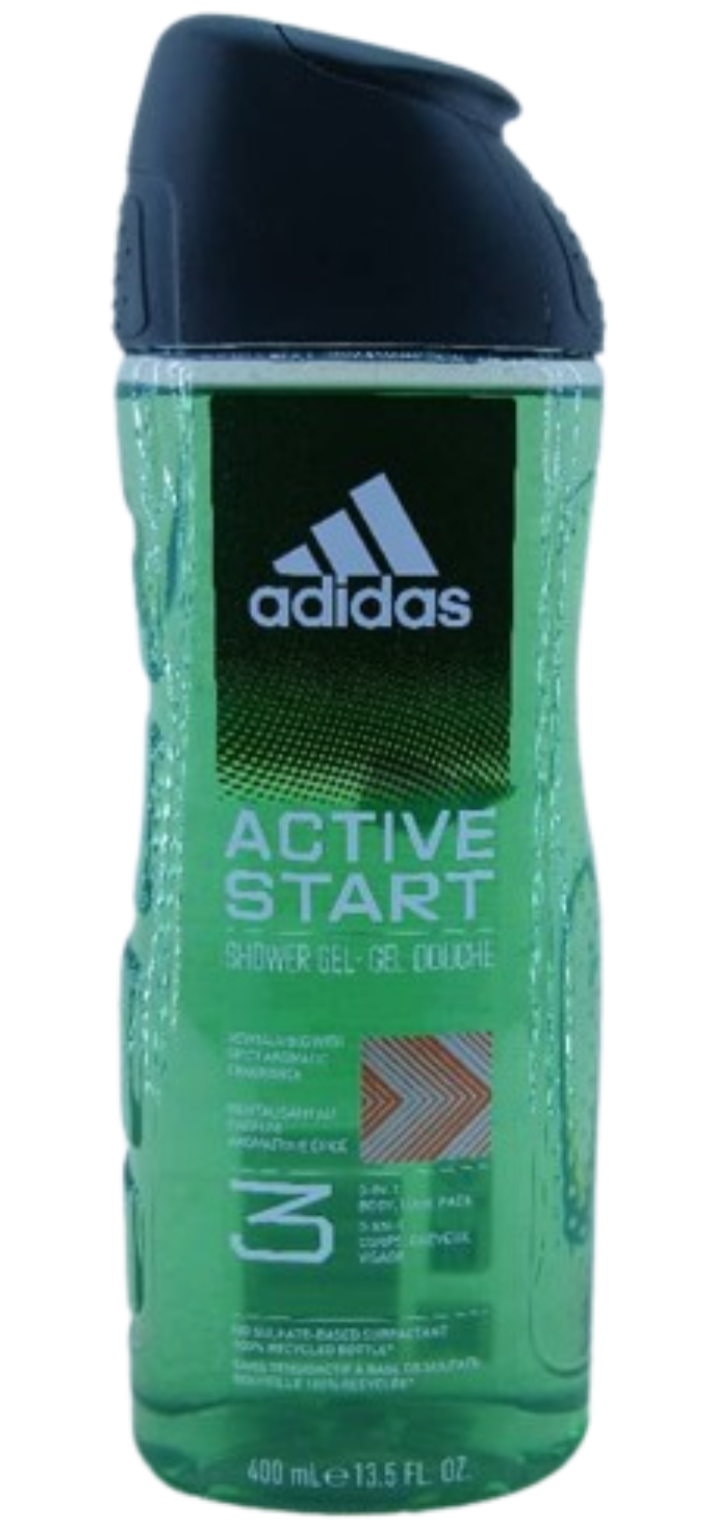 Adidas active start 3in1 shower gel 400ml