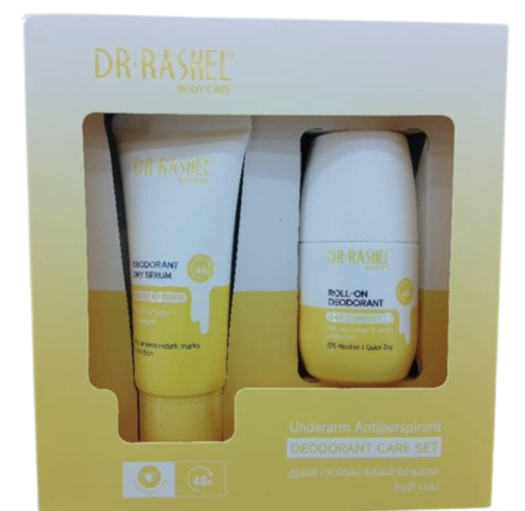 Dr.Rashel Dry Comfort Roll-on 50ml and Bright & Firming Deodorant Dry Serum 60m..