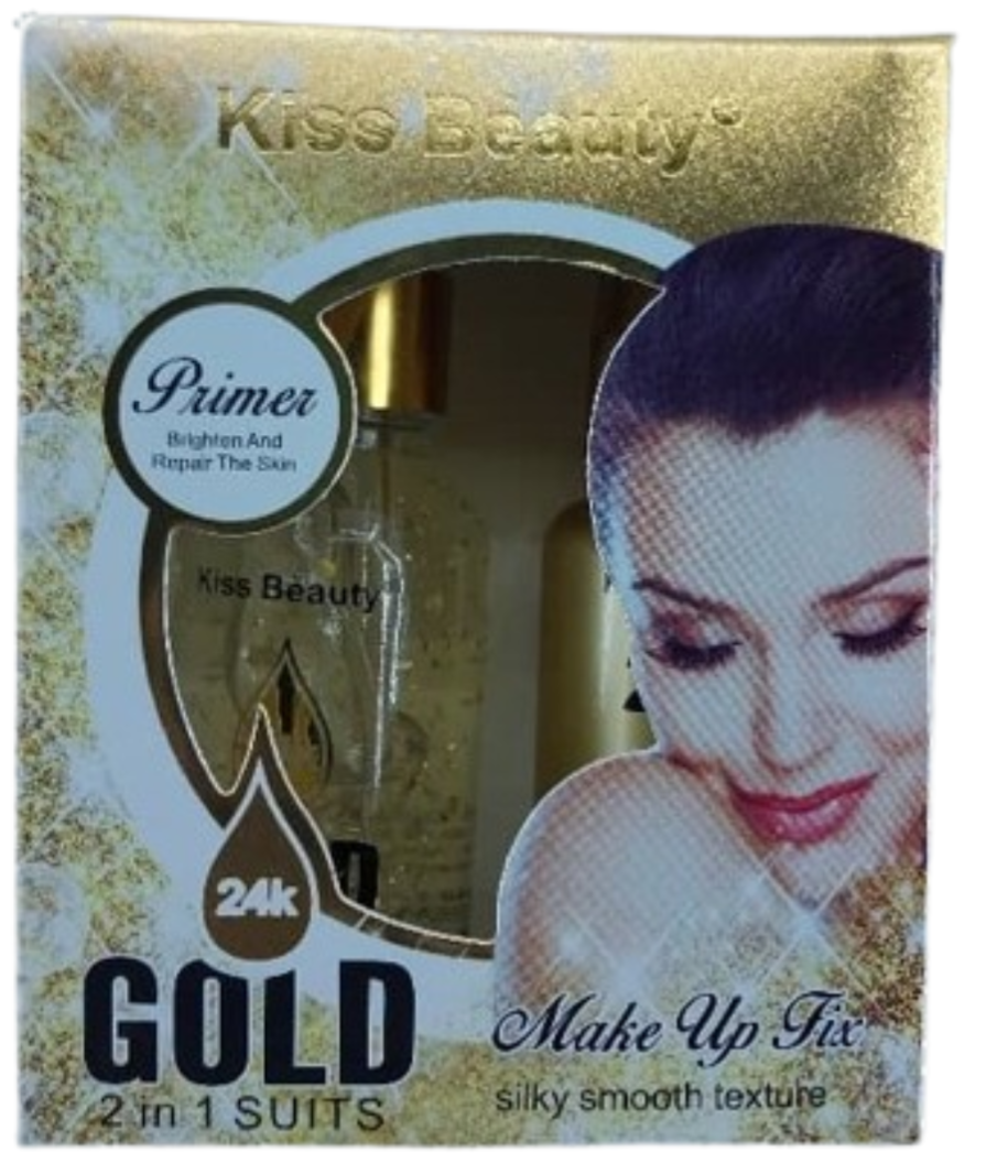 Kiss Beauty Primer 24k GOLD Make up Fix 2in1 SUITS 30ml+35ml