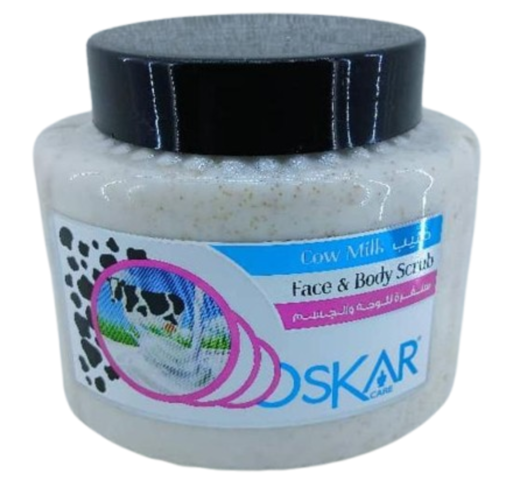 Oskar Cow Milk Face & Body Scrub 500ml