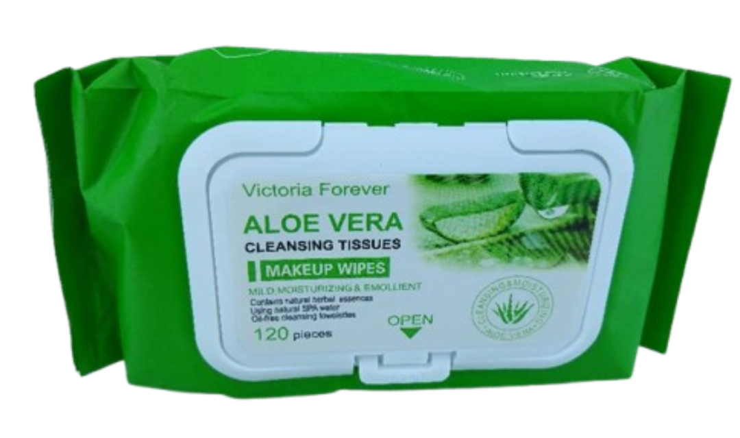 Aloe vera make wipes 120pcs