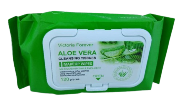 Aloe vera make wipes 120pcs