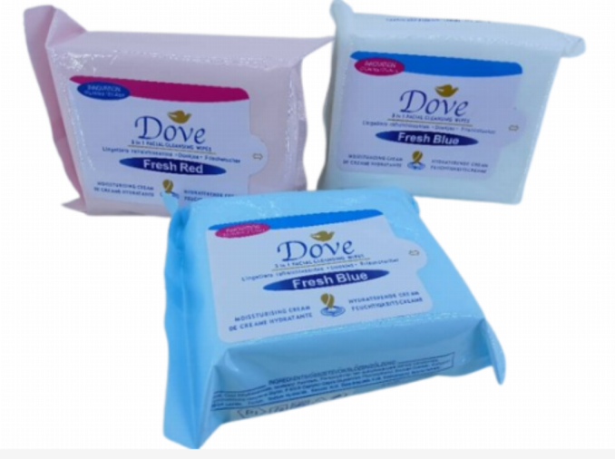 Dove 3in1 Facial cleaning wipes 25pcs