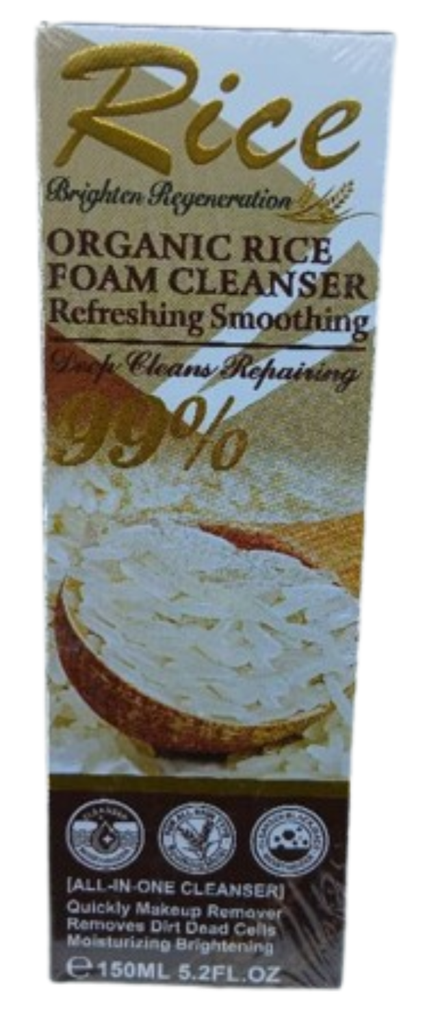 Rice 999% Organic Rice Foam Cleanser Refreshing Smoothing 150ml