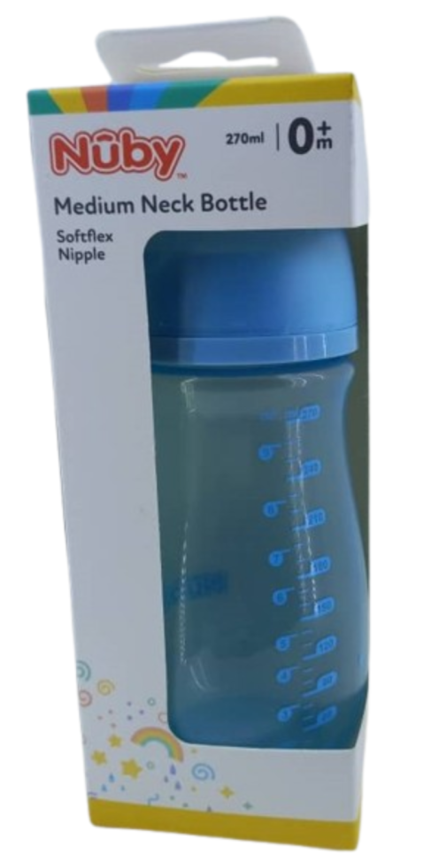 Nûby Medium Neck Bottle Om+ ()