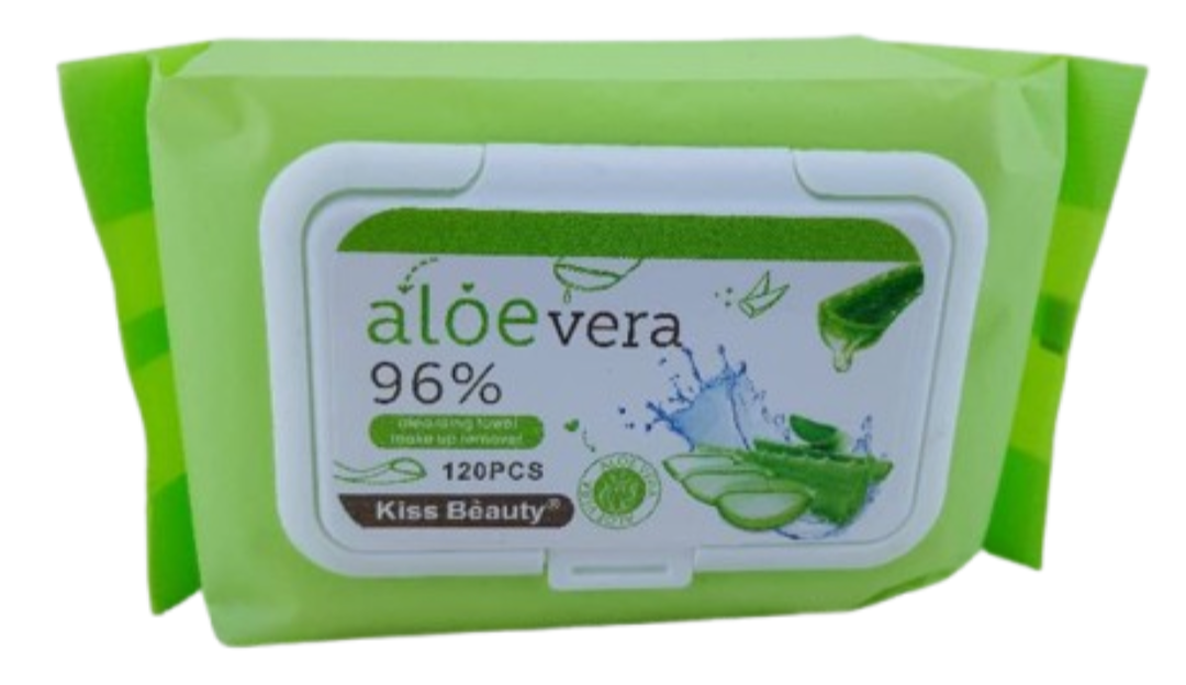 Kiss Beauty aloe vera 96% 120pcs