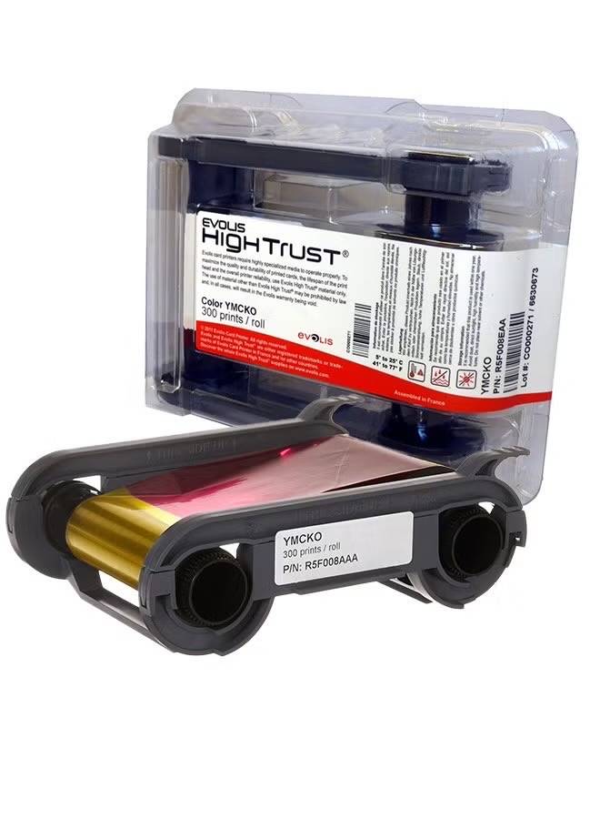 Evolis R5F008EAA – YMCKO Color Ribbon
