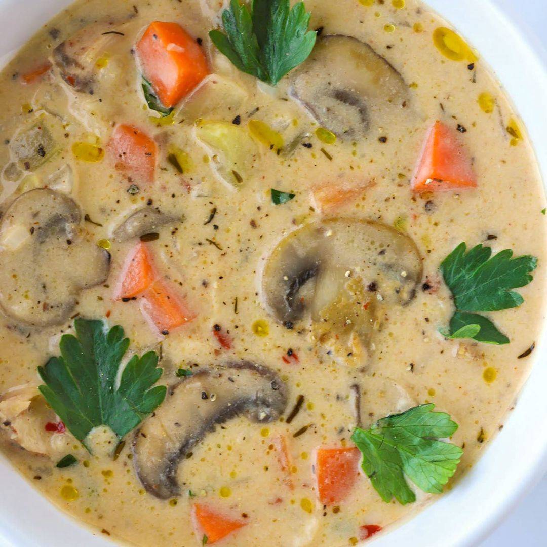 Chicken and mushroom Soup