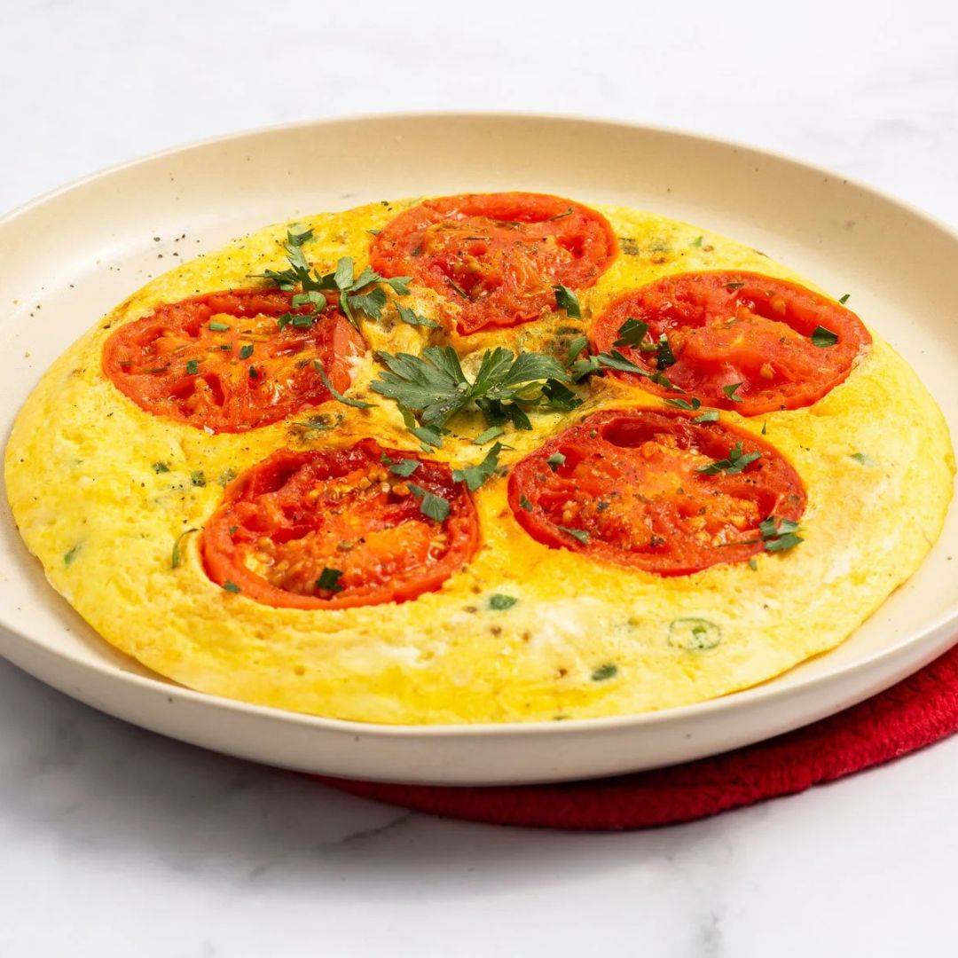 Tomato omelette (Tomatoes, Eggs)