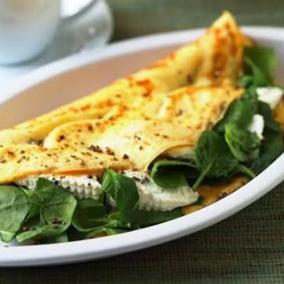 Basil Omelette (Basil,Eggs)