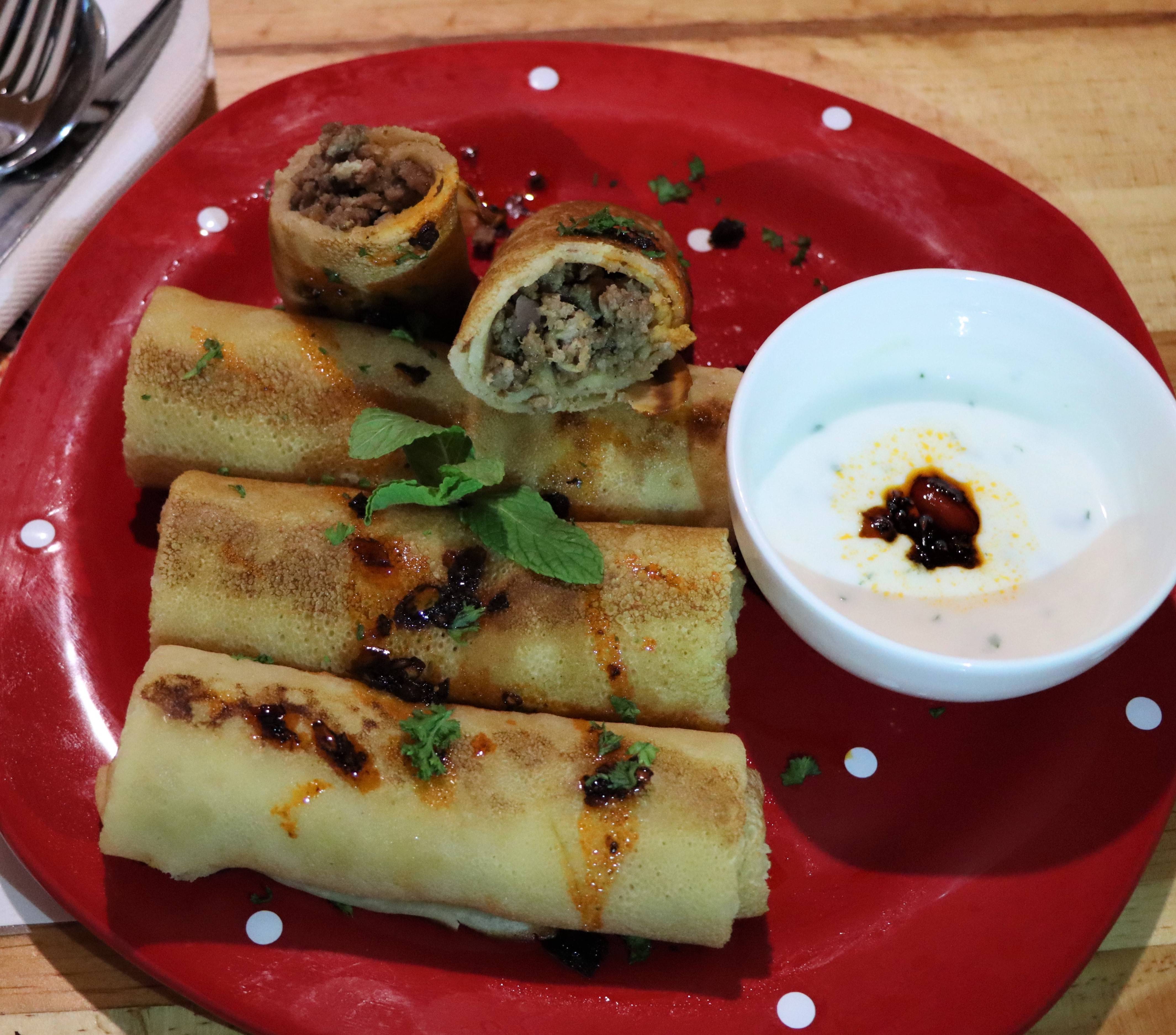 Mushroom Vegan Blini