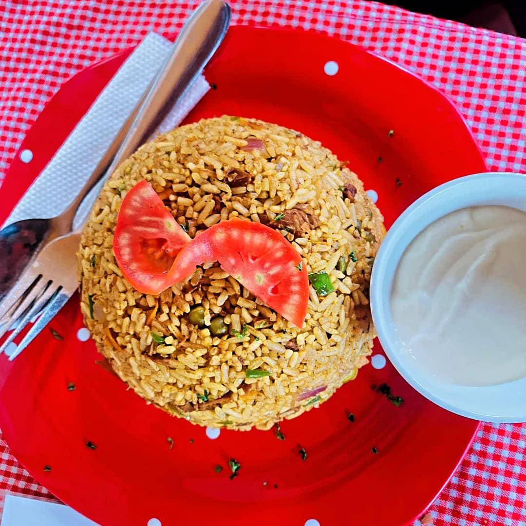 ½ Portion Rice Pilau  & Coleslaw