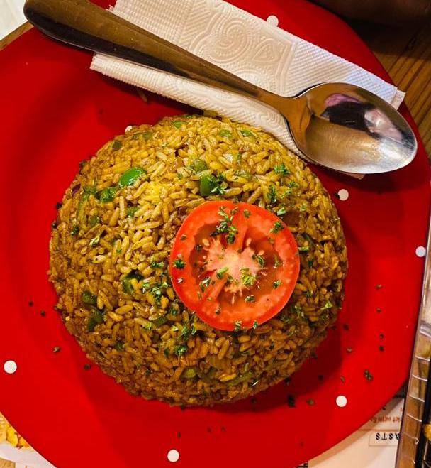 Vegan Rice Pilau  & Salad