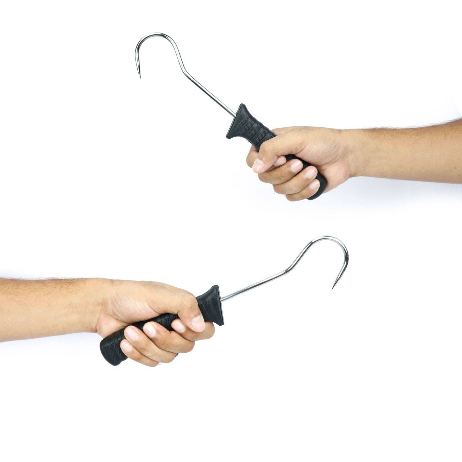 (1409002) 6 MEAT HOOKS FOR QUARANTINE