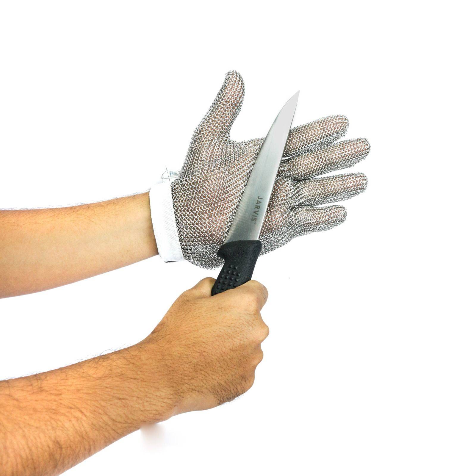 1402003 STAINLESS STEEL MESH GLOVES S