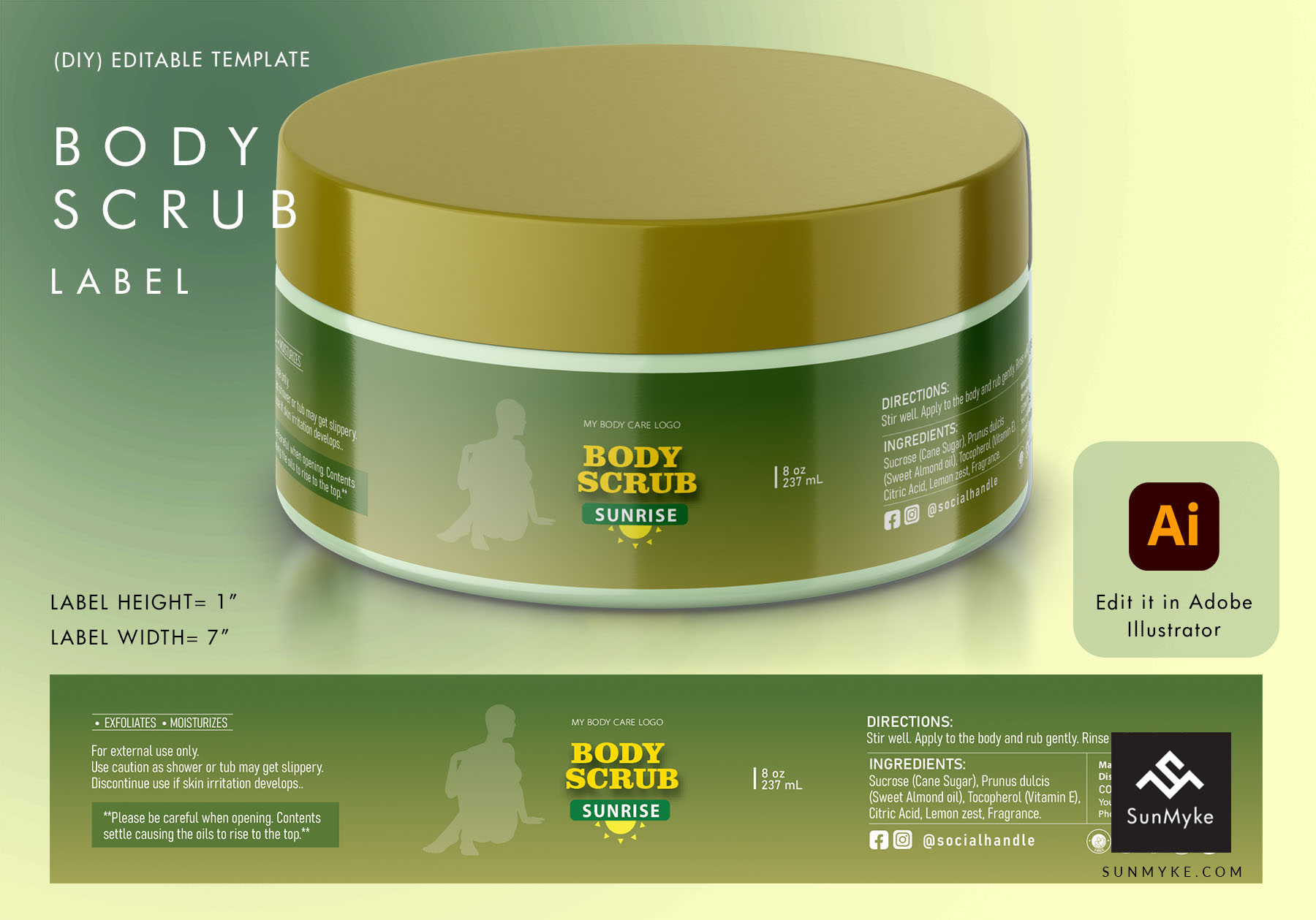 Labell Body Scrub 150ml