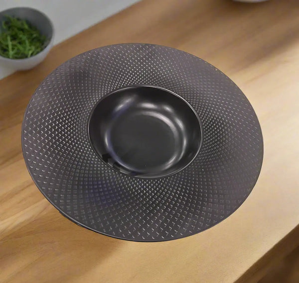 Pito Soup Plate Black