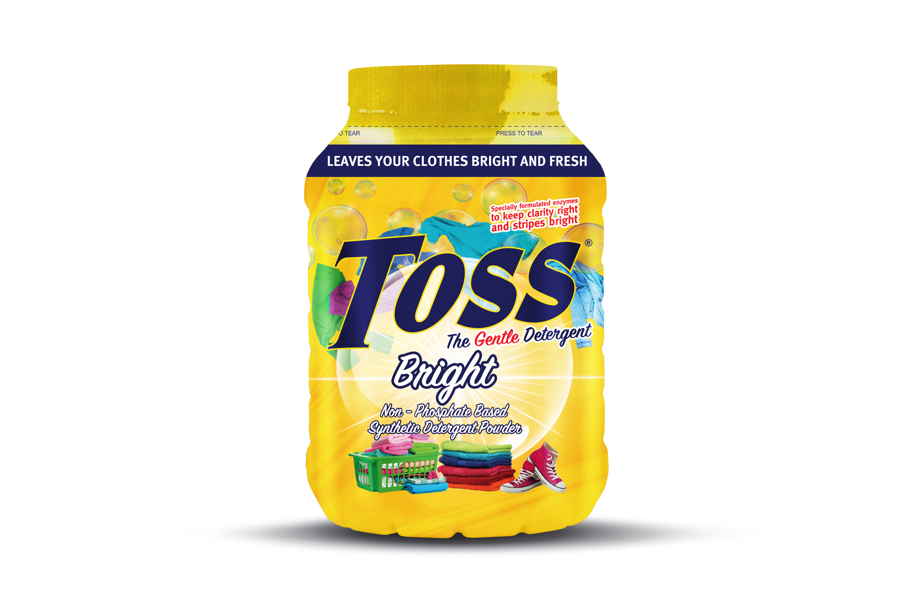 Toss Washing Powder 1Kg Bright