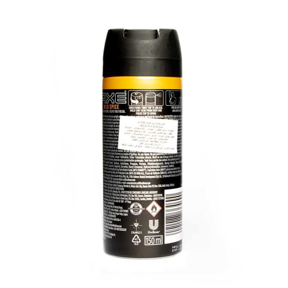 Axe Body Wild Spice Deodorant 150ml