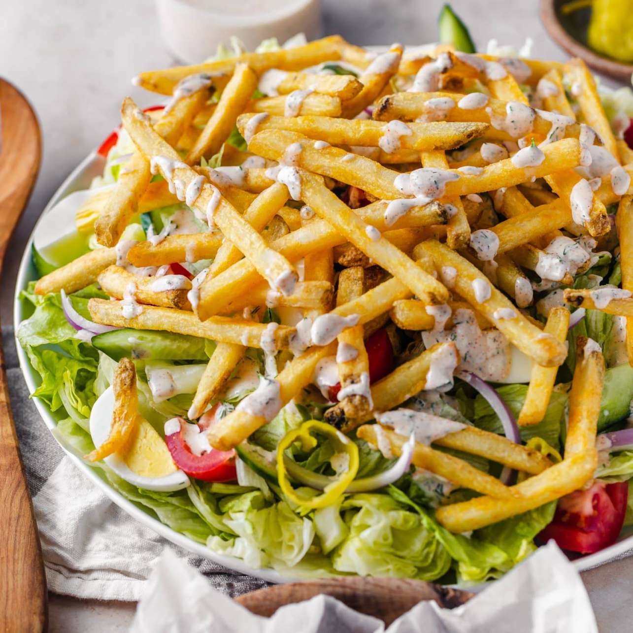 Chips salad