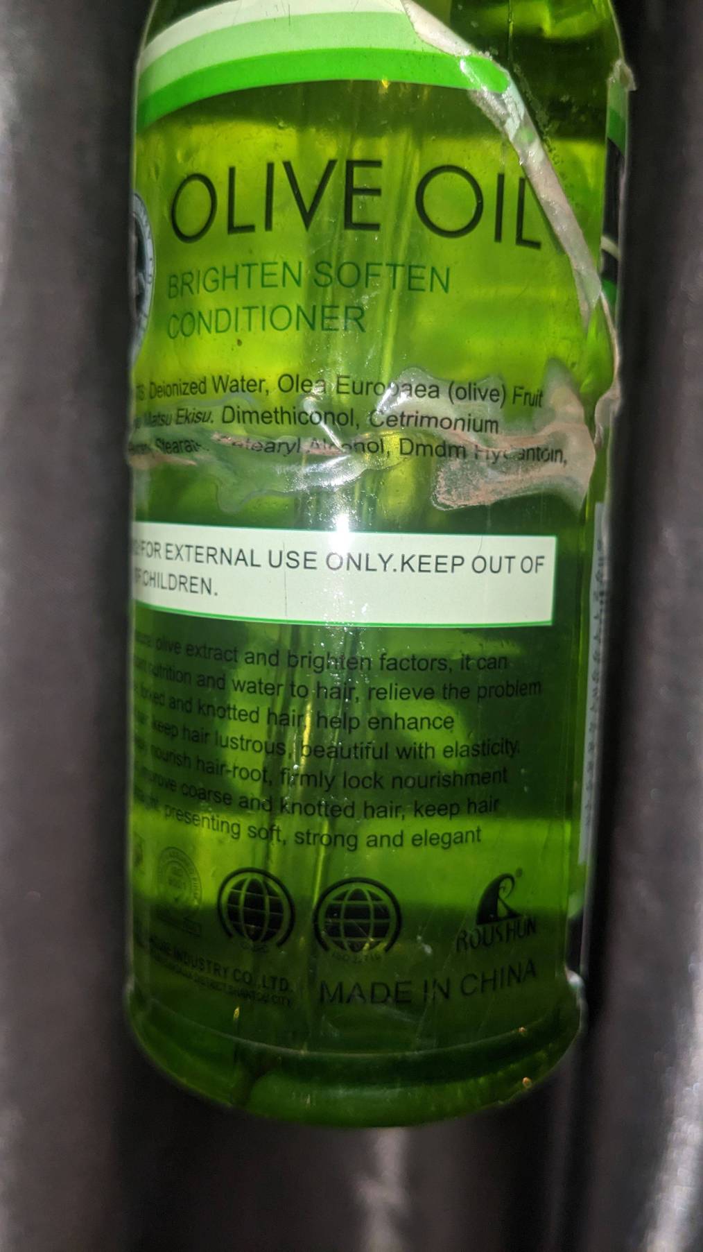 olive oil hair care.