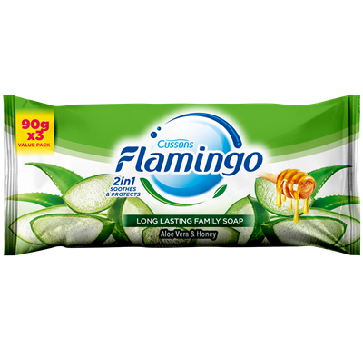 Flamingo Rose & Honey Soap 200g