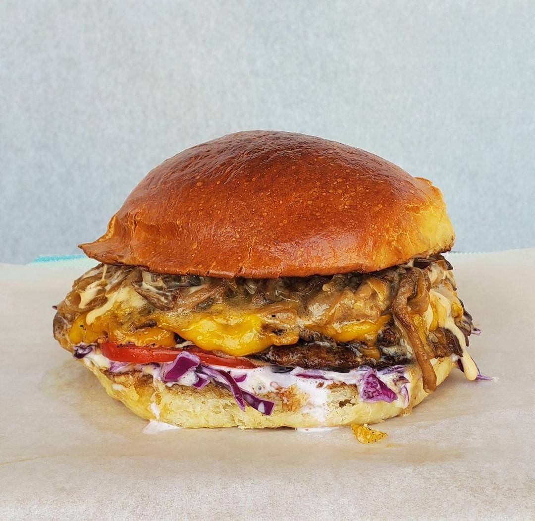 Umami Mushroom Smash Burger