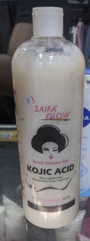Kojic Acid scrub shower gel