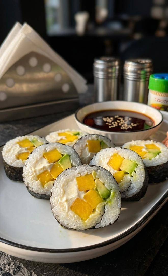 Vegan Dragon roll